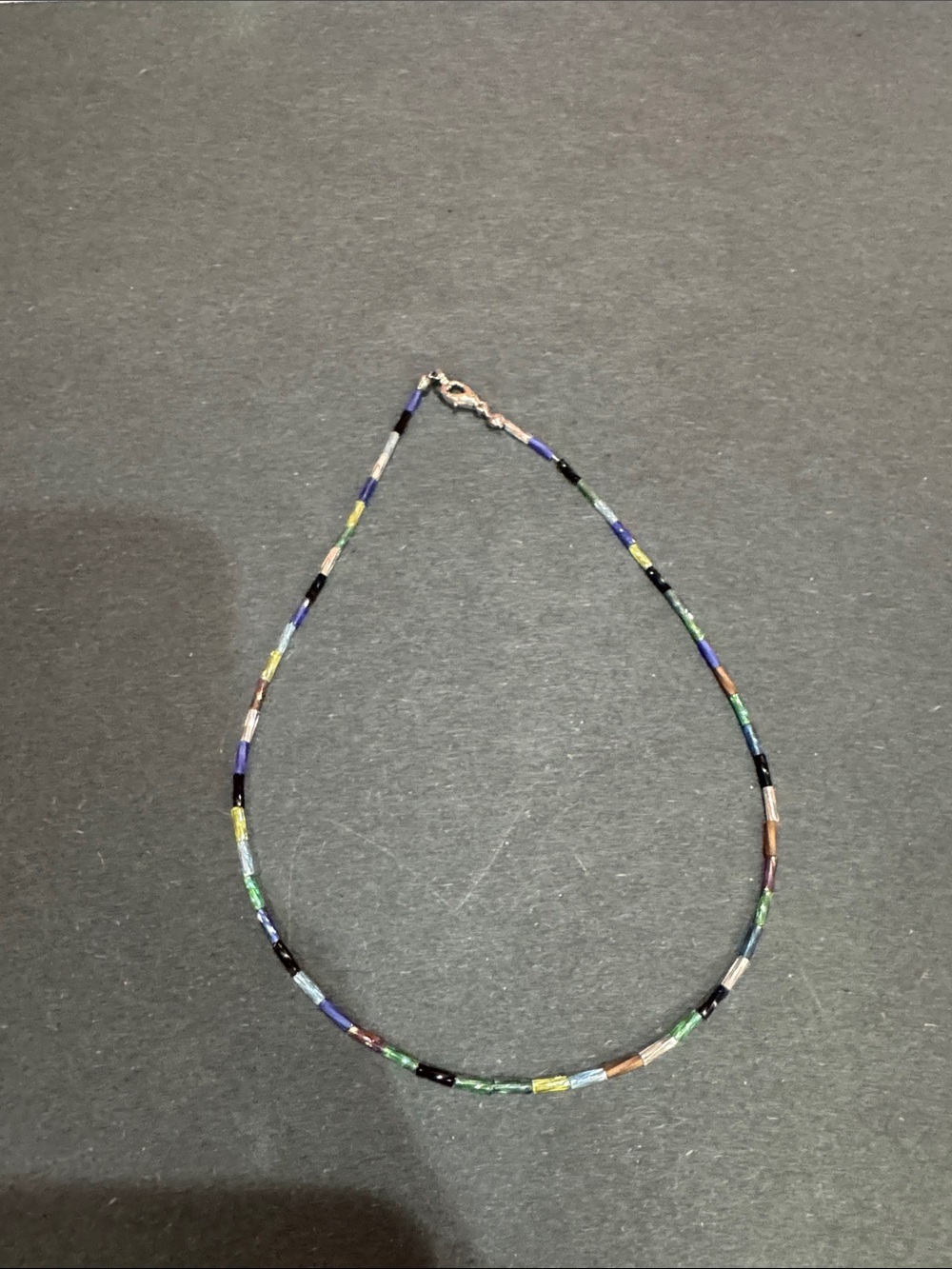Handmade Multicolor Beaded Women's Necklace - Lightweight Strand